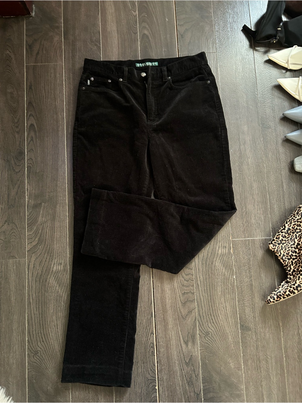 Ralph Lauren Vintage black Corduroy Jeans 8R